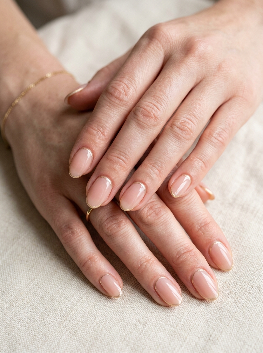 Thin Cuticle Outline Nails